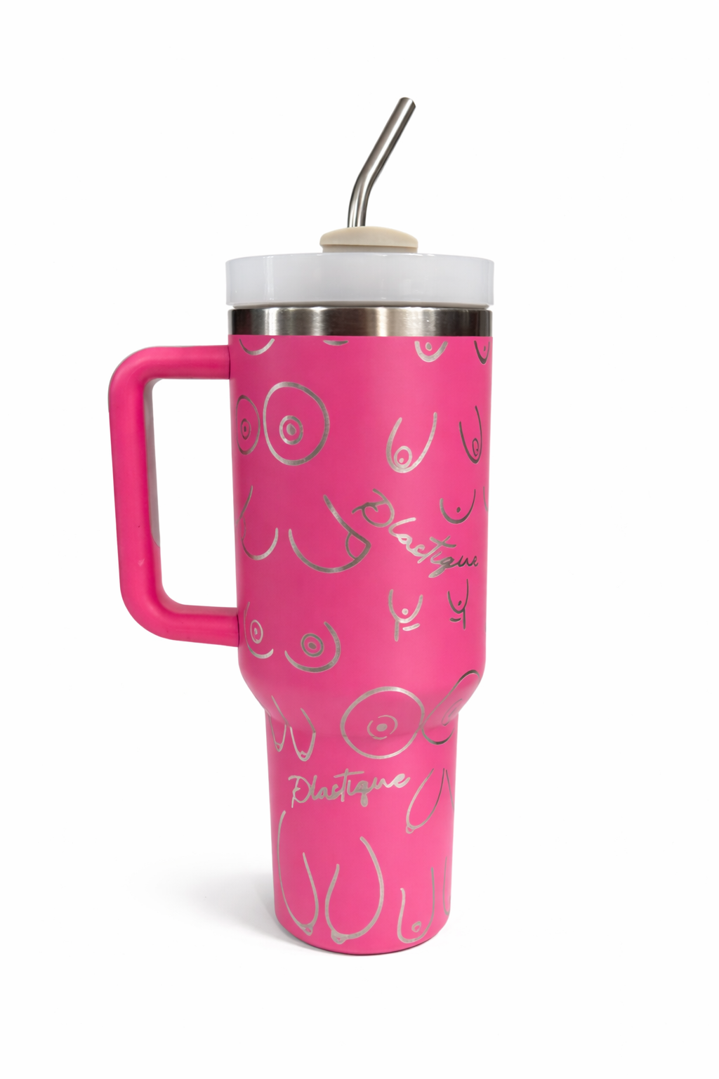 Plastique Plastic Surgery 40 oz Tumbler - Pink